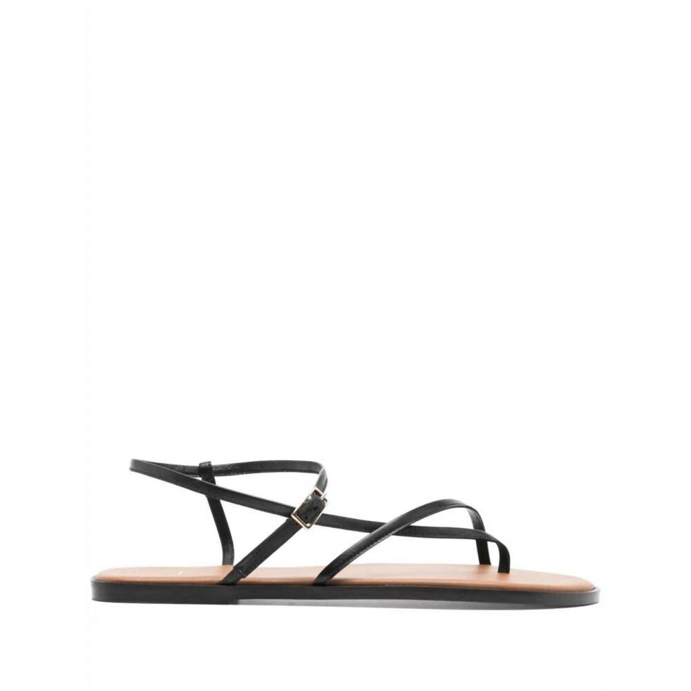 ATP Atelier Capri Sandal Black Nappa Leather Women’s 40 EU NWOT Made in Italy